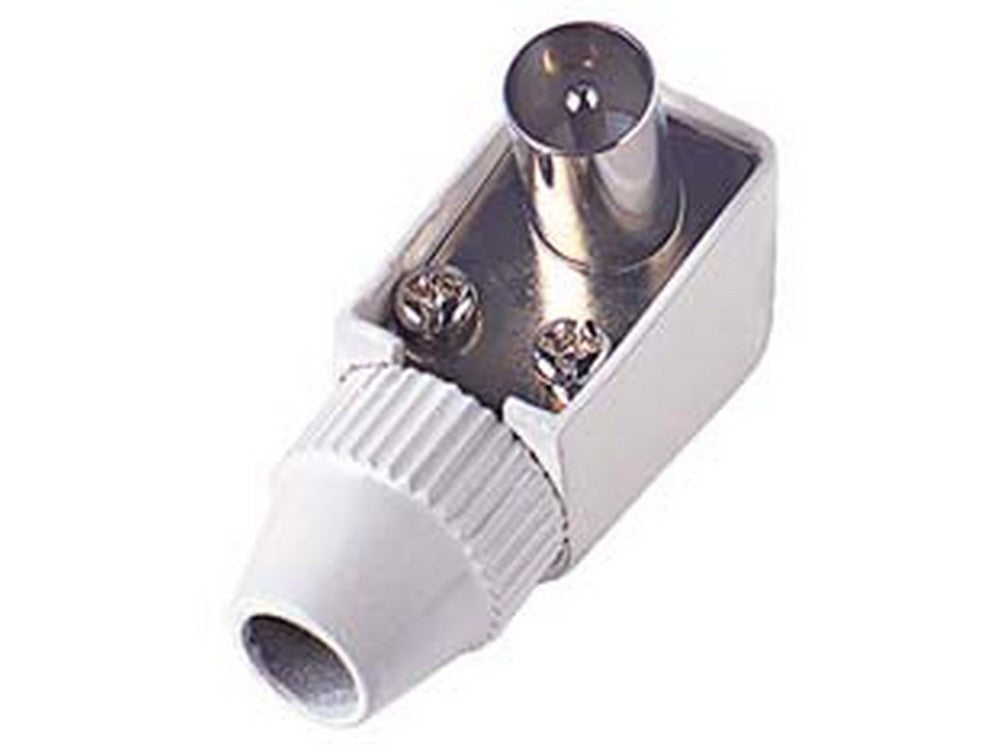 spina coassiale tv a squadra mm.9,5 - bianca 32040 cod:ferx.fer273060