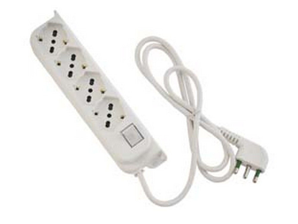 multipresa 4 posti bipasso + schuko interruttore "linea retail" bianca cod:ferx.fer273091