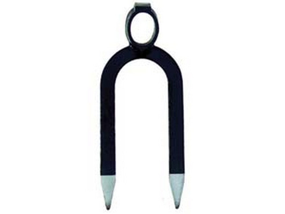 zappone bidente occhio ovale "orsatti" - gr.900 cm.12x30h. occhio ? mm.34/37 cod:ferx.fer273237