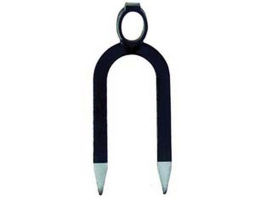 zappone bidente occhio ovale "orsatti" - gr.900 cm.12x30h. occhio ? mm.34/37 cod:ferx.fer273237