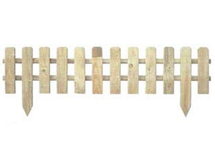 steccato a doghe in pino impregnato - cm.120x30/45h. cod:ferx.fer273466