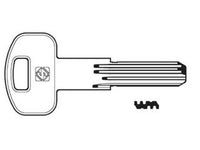 chiavi punzonate per cilindri securemme 10 spine scm2 - scm2 cod:ferx.fer275859