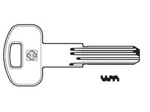 chiavi punzonate per cilindri securemme 10 spine scm2 - scm2 cod:ferx.fer275859