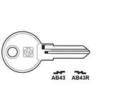 chiavi per cilindri abus 5 spine piccole - ab43r sx cod:ferx.fer276009