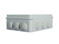 scatola stagna rettangolare con coperchio e 12 passacavi ip65 - mm.300x220x120h. (012.a) cod:ferx.fer276658