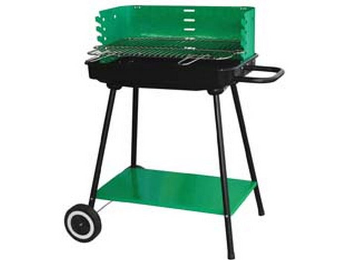 barbecue rettangolare con ruote "montana" - bracere cm.57,5x37,5 cod:ferx.fer277198
