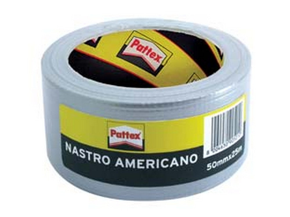 pattex nastro americano grigio - mm.50h. in rotoli da mt.25 cod:ferx.fer279833