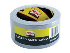 pattex nastro americano grigio - mm.50h. in rotoli da mt.25 cod:ferx.fer279833