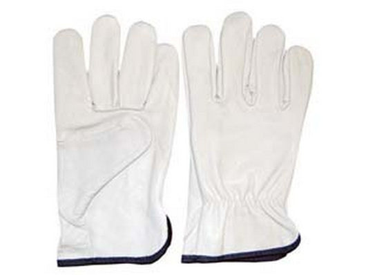 guanti da lavoro in pelle bovina bianco - tg.9 cod:ferx.fer281072