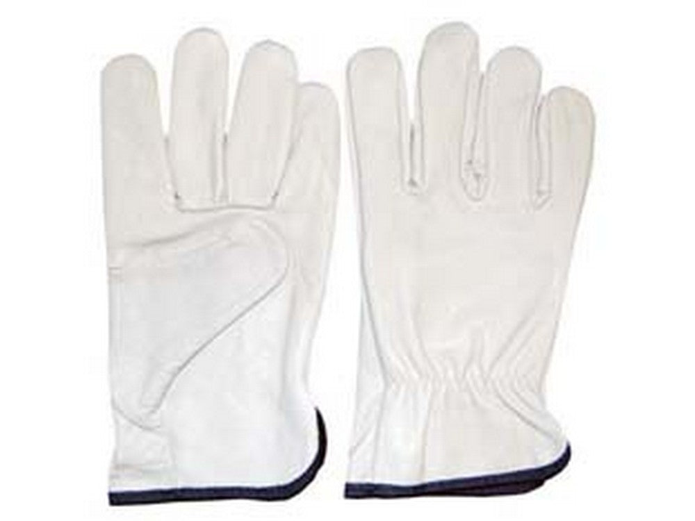 guanti da lavoro in pelle bovina bianco - tg.8 cod:ferx.fer281065