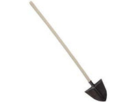 badile a punta forgiato con manico - cm.28 x 28 cod:ferx.fer281492