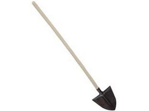 badile a punta forgiato con manico - cm.28 x 28 cod:ferx.fer281492