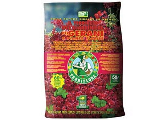 terriccio del giardiniere per gerani e piante fiorite lt.20 cod:ferx.fer281515