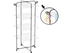 stendibiancheria "alpina 40" acciaio verniciato mt.40 - cm.68x68x155h. cod:ferx.fer283175