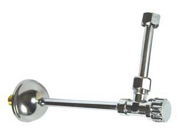 rubinetto per cassetta wc con doppia cannetta - 3/8"x1/2" cod:ferx.fer284455