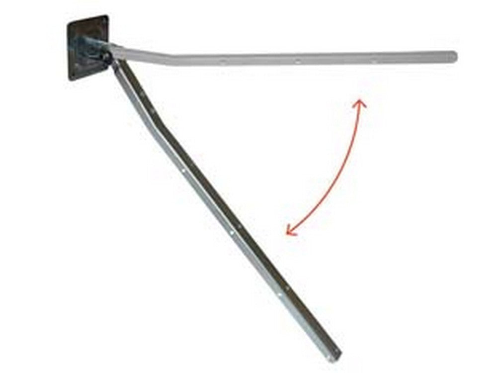 1coppia stendibiancheria pieghevole da muro in acciaio zincato - cm.58x3x1,5 cod:ferx.fer284523