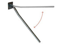 1coppia stendibiancheria pieghevole da muro in acciaio zincato - cm.58x3x1,5 cod:ferx.fer284523