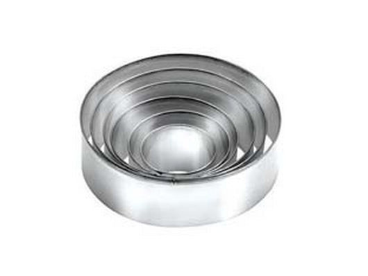 set 6 tagliabiscotti tondi "delicia"  cm3, cm4, cm5, cm6, cm7, cm20 cod:ferx.fer285650