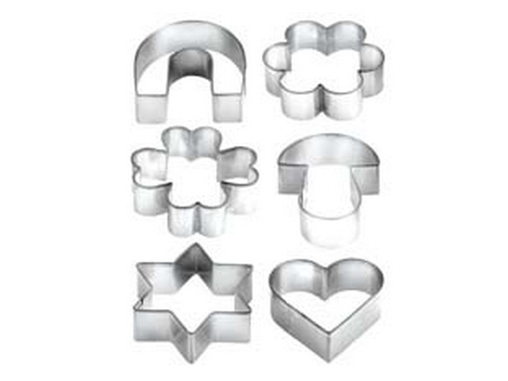 set 6 tagliabiscotti in anello "delicia" - ø cm.5  cod:ferx.fer285667