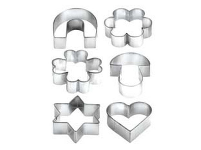 set 6 tagliabiscotti in anello "delicia" - ø cm.5  cod:ferx.fer285667