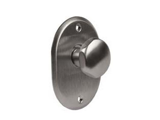 mostrina ovale con pomolo in ottone cromo satinato - mm.70x90h. sp. mm.4 - pomolo mm.35 cod:ferx.fer286893