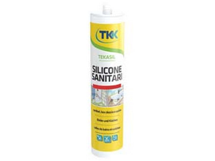silicone acetico sanitari tekasil sanitar acetat - ml.280 bianco cod:ferx.fer290555