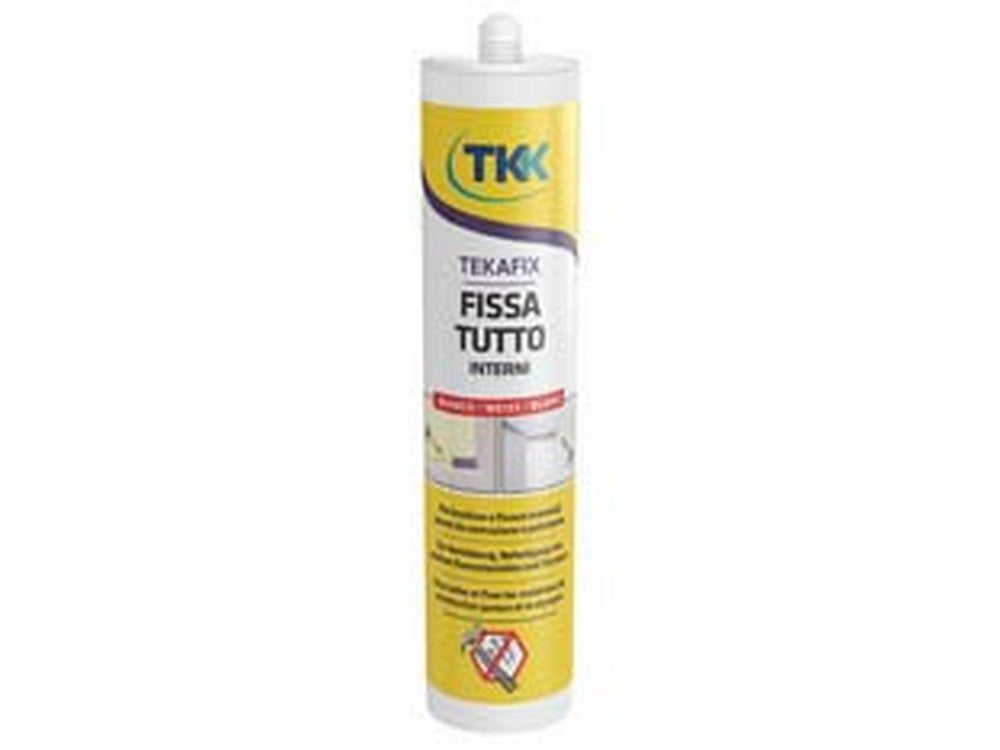 adesivo di montaggio fissa tutto per interni tekafix bt - ml.300 bianco cod:ferx.fer290791