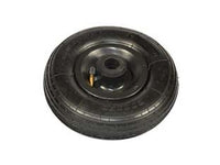 ruota per carrello pneumatica mm.200 con cuscinetto cerchio plastica - ? mm.200x50 foro mm.20 cod:ferx.fer290982