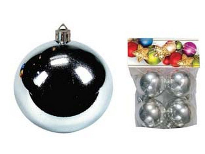 sfere lisce colore argento - mm.55 in confezione da 4 pezzi cod:ferx.fer290999