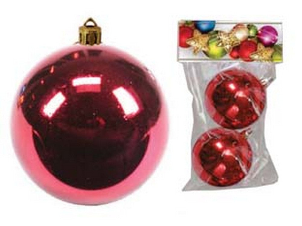 1blister sfere lisce colore rosso - mm.80 box pz.2 cod:ferx.fer291040