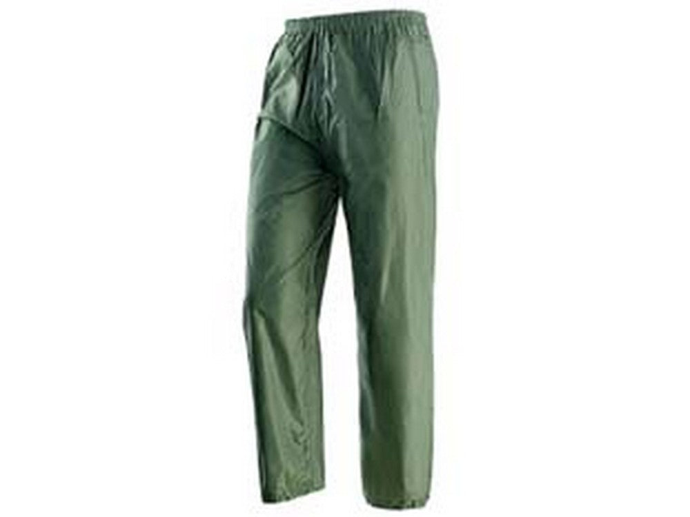 impermeabile pantalone in nylon spalmato in pvc verde - tg.xxxl cod:ferx.fer293075