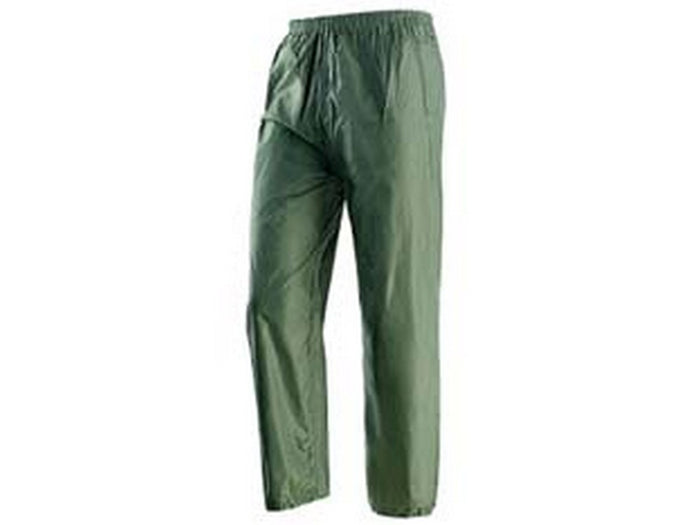 impermeabile pantalone in nylon spalmato in pvc verde - tg.xxxl cod:ferx.fer293075