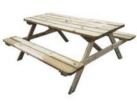 tavolo picnic in pino impregnato - cm.179x150x70h. cod:ferx.fer295215