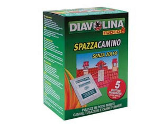 diavolina polvere spazzacamino - 5 bustine da gr.50 cod:ferx.fer295345