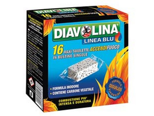 diavolina accendifuoco lignite - conf. 16 tavolette maxi cod:ferx.fer295413