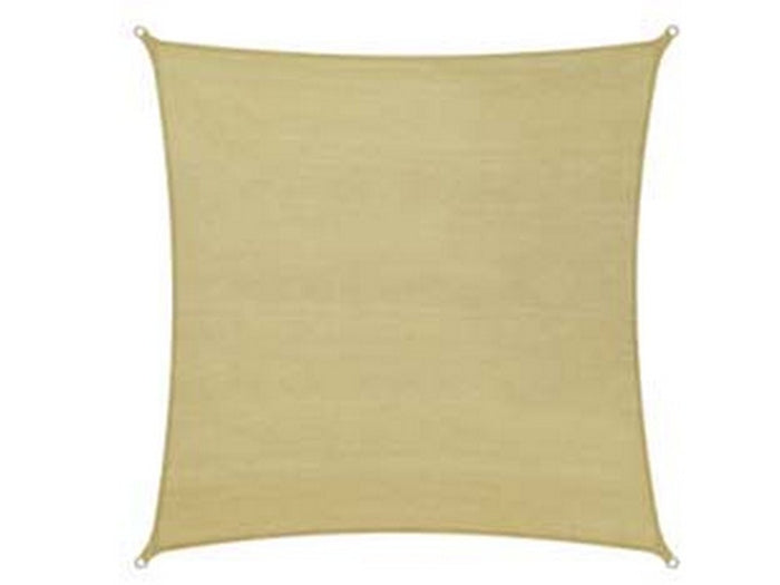 vela ombreggiante hdpe quadra beige - mt.3,6x3,6 cod:ferx.fer315586