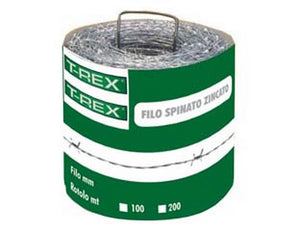 filo ferro spinato zincato  - rotolo da mt.200 cod:ferx.fer297608