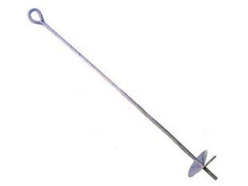 ancora per vigneto zincata - ? cm.14x100h. asta ? mm.12  cod:ferx.fer297622