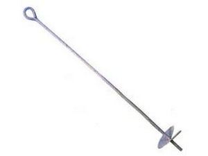 ancora per vigneto zincata - ? cm.14x100h. asta ? mm.12  cod:ferx.fer297622