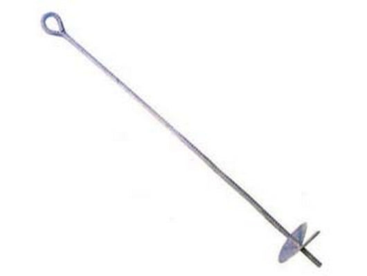 ancora per vigneto zincata - ? cm.14x100h. asta ? mm.12  cod:ferx.fer297622