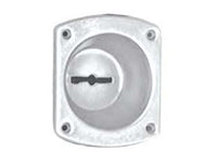 bocchetta cromata doppia mappa con incavo mm.12 32-03 - incavo mm.12 (32-03) cod:ferx.fer300162