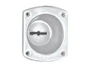 bocchetta cromata doppia mappa con incavo mm.12 32-03 - incavo mm.12 (32-03) cod:ferx.fer300162