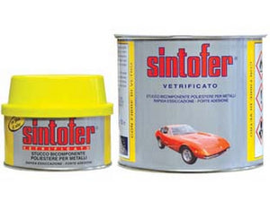 sintofer stucco per metallo vetrificato in barattolo - ml.750 ambrato "tipo vetrificato"  cod:ferx.fer302562