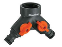 rubinetto a due vie con innesti rapidi - filetto 3/4" in blister (938-20) cod:ferx.fer303484