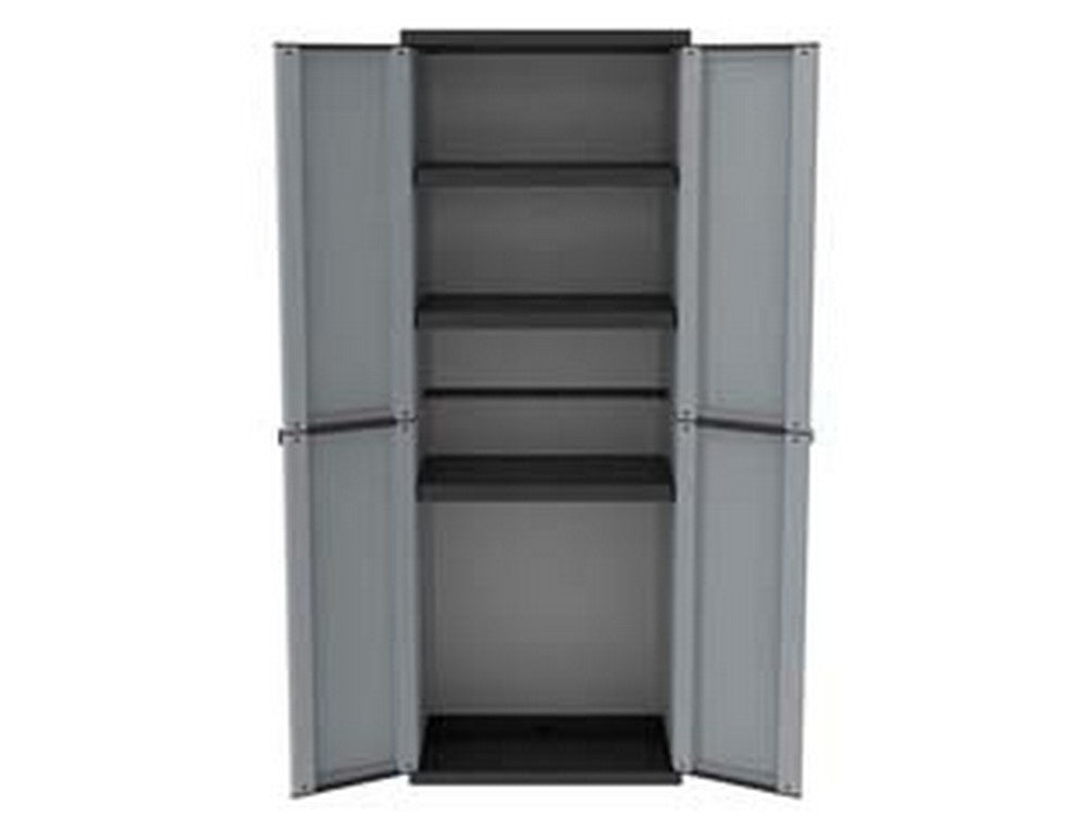 armadio alto 4 ripiani e 2 ante serie j-line 268 - cm.68x37x164h cod:ferx.fer306461