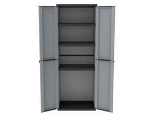 armadio alto 4 ripiani e 2 ante serie j-line 268 - cm.68x37x164h cod:ferx.fer306461