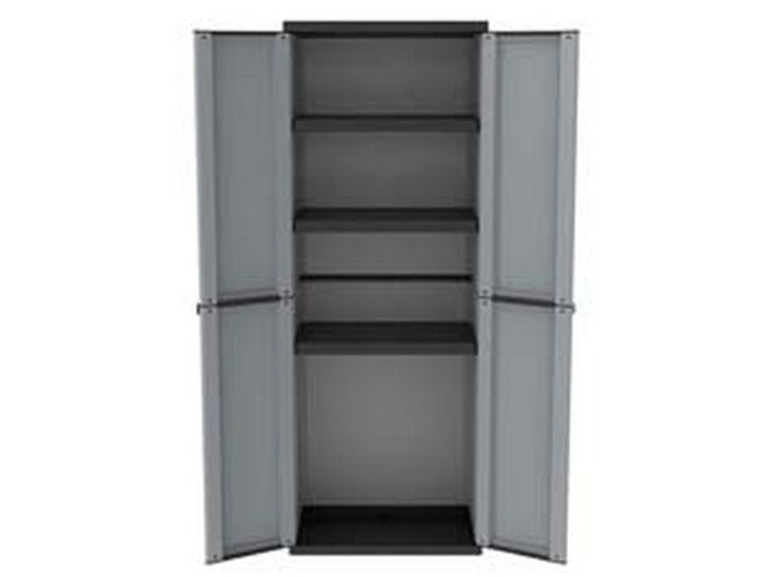 armadio alto 4 ripiani e 2 ante serie j-line 268 - cm.68x37x164h cod:ferx.fer306461