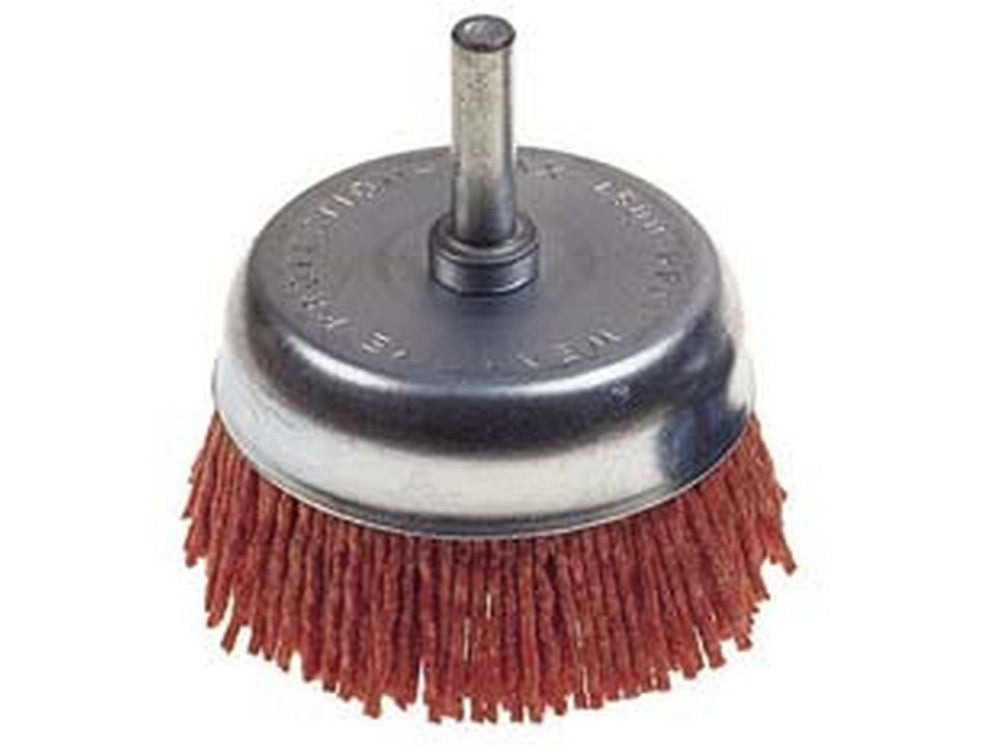 1blister spazzola a tazza in nylon abrasivo arancio - ? mm.50 pg 497.25 cod:ferx.fer307246