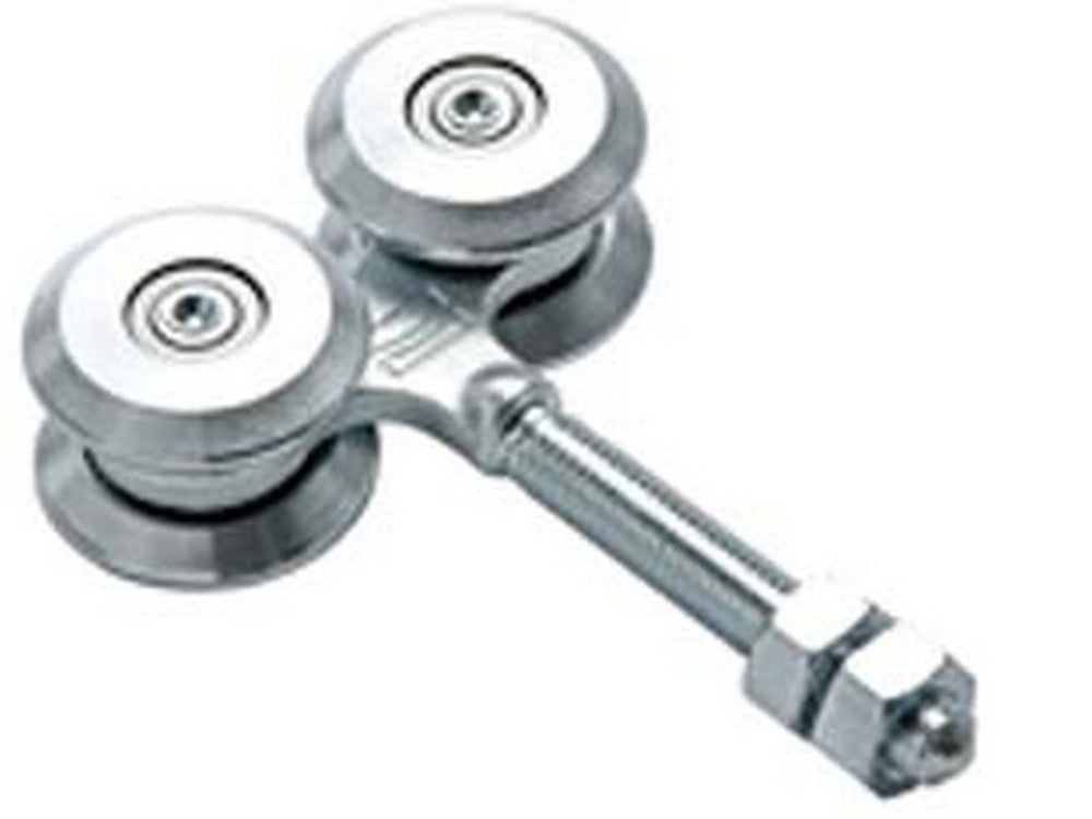 carrello a 4 ruote con cuscinetto medio scorrevole art. 4c - mm.127x22 cod:ferx.fer308144