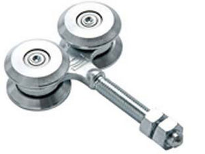 carrello a 4 ruote con cuscinetto medio scorrevole art. 4c - mm.127x22 cod:ferx.fer308144